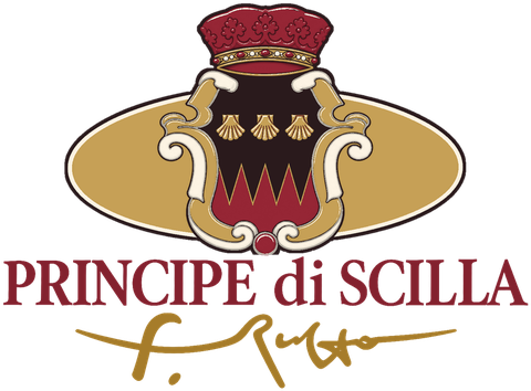 Logo: stemma dei Ruffo di Calabria con la scritta Principe di Scilla e la firma F. Ruffo